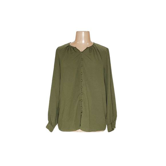 Nine West Green Blouse - Picture 1 of 4